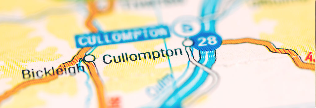 Cullompton Map Image